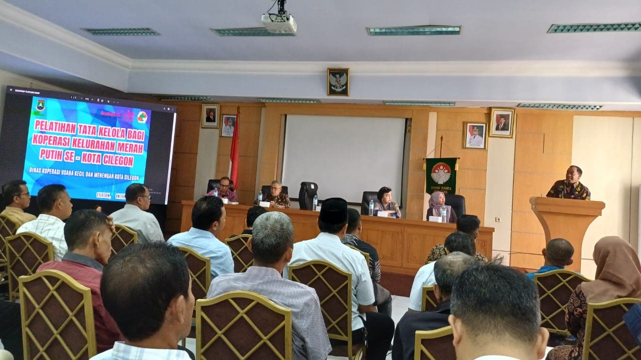 Pelatihan Tata Kelola Bagi Koperasi Kelurahan Merah Putih se-Kota Cilegon